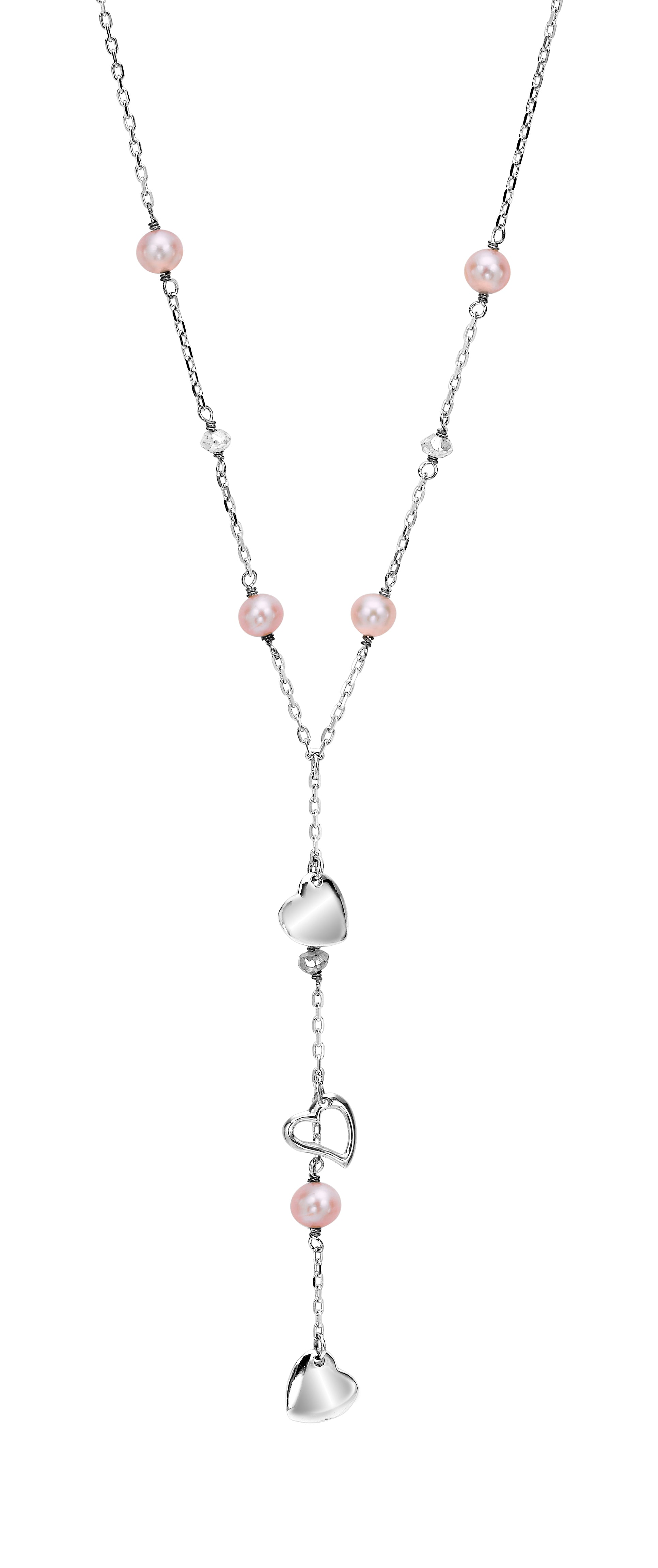Silver Pearl Necklace