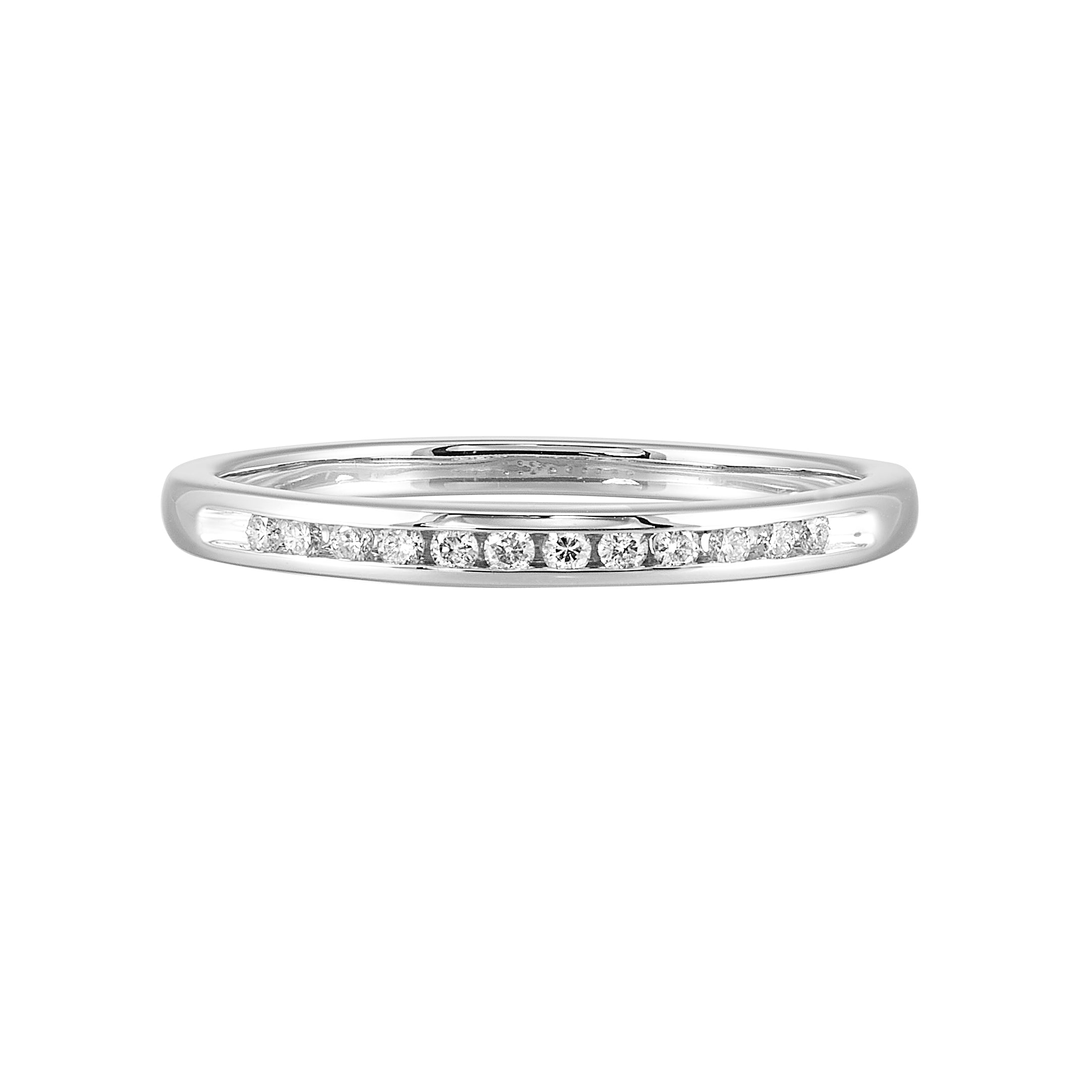 14Kt White Gold Diamond 1/10Ctw Ring
