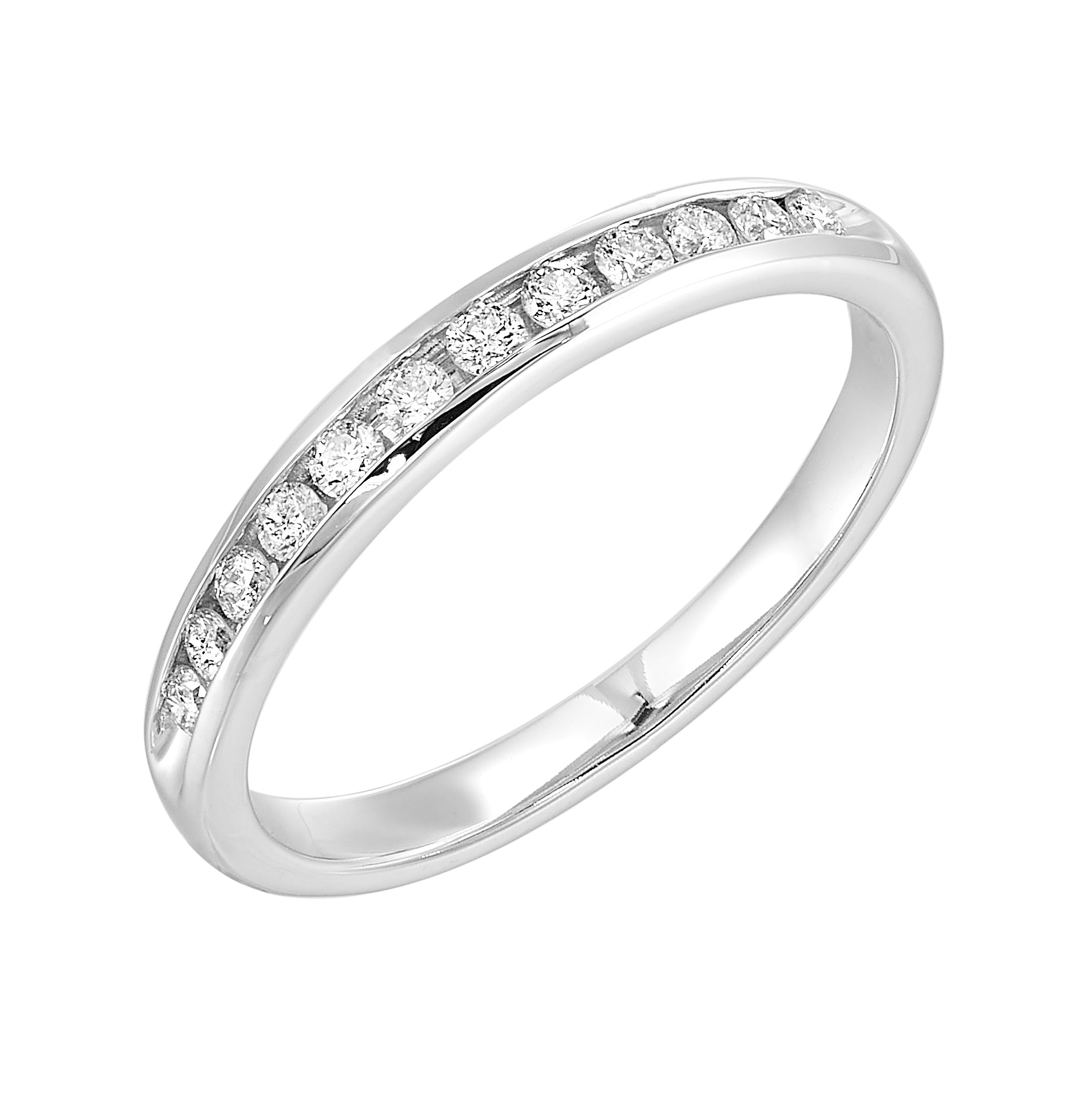 14Kt White Gold Diamond 1/4Ctw Ring