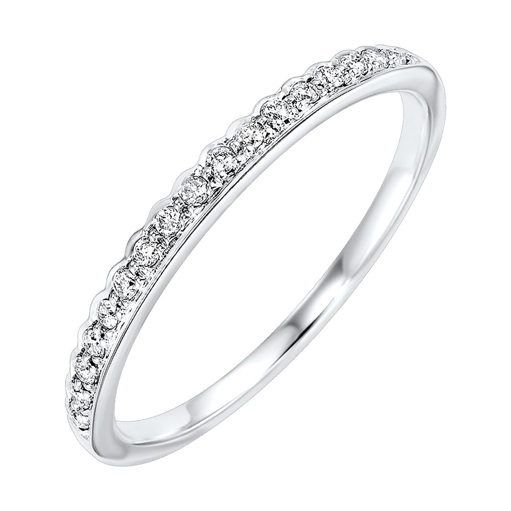 10Kt White Gold Diamond 1/8Ctw Ring