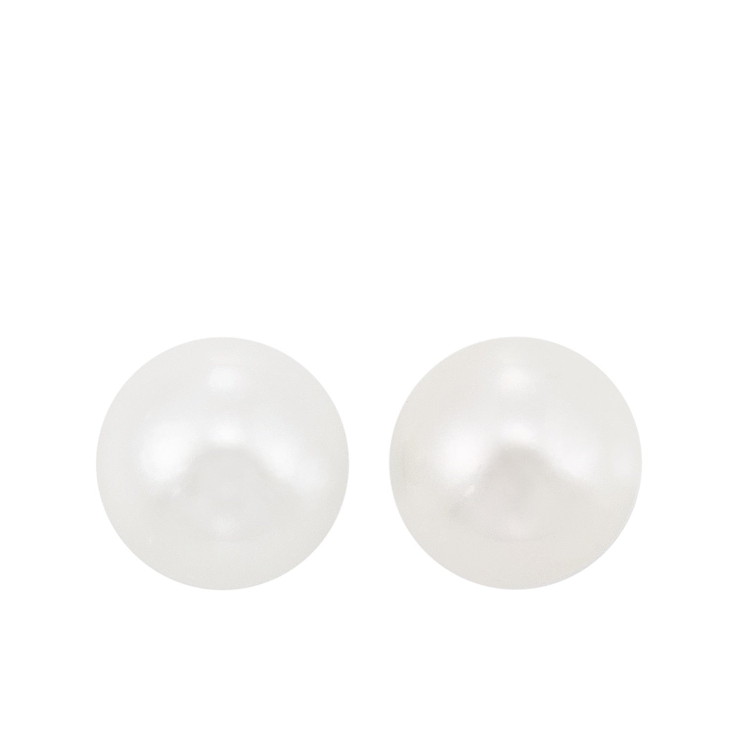 14Kt White Gold Pearl Earring