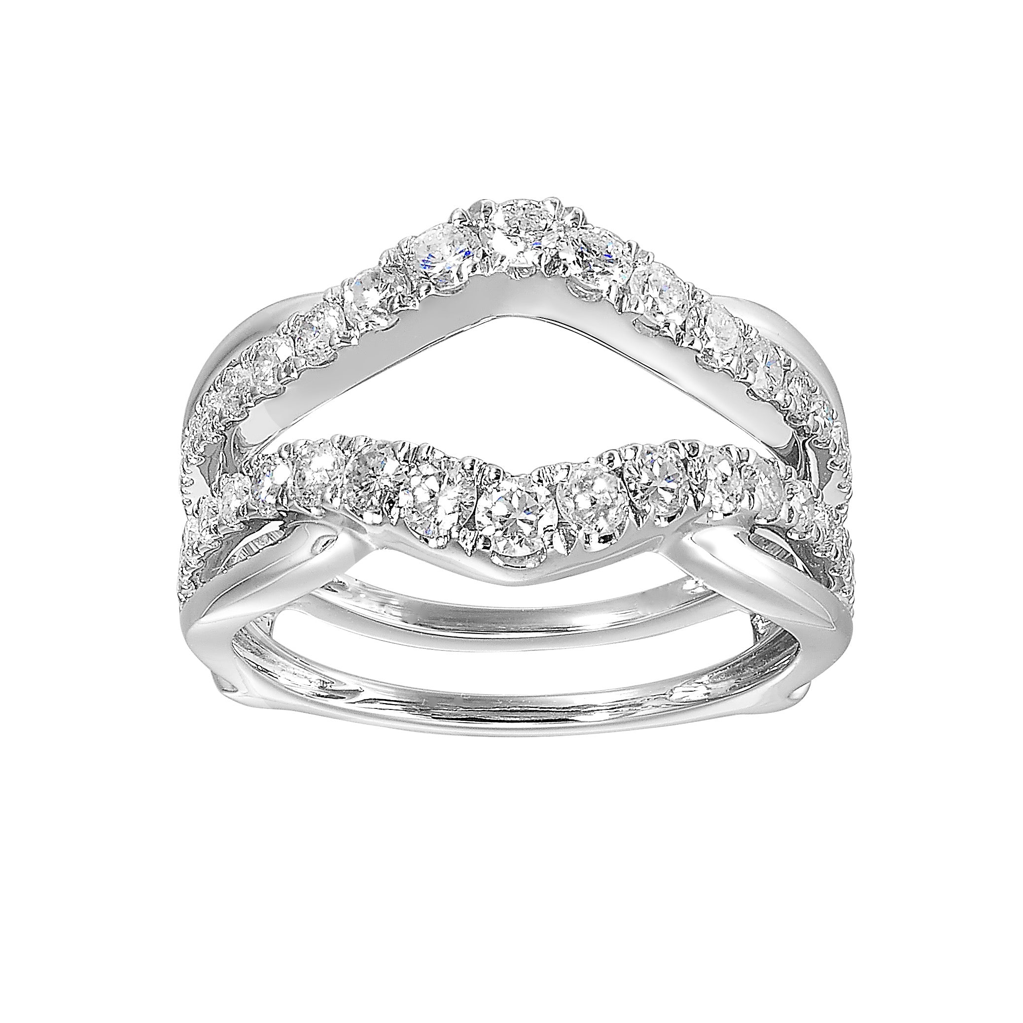 14Kt White Gold Diamond 1Ctw Ring