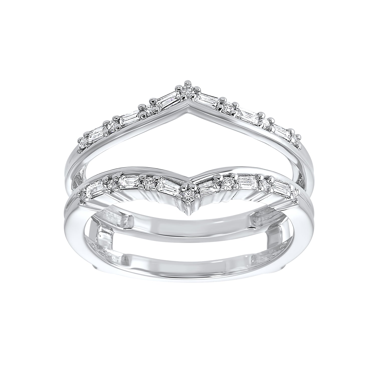 14Kt White Gold Diamond 1/4Ctw Ring