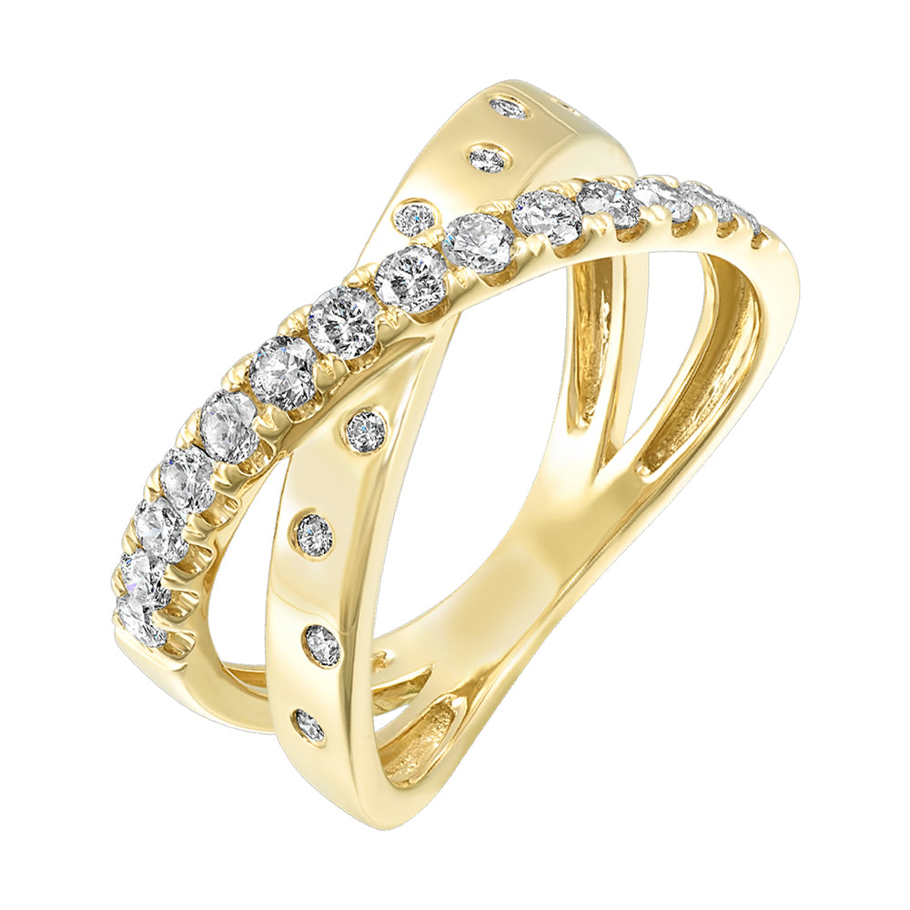 14Kt Yellow Gold Diamond 1/2Ctw Ring