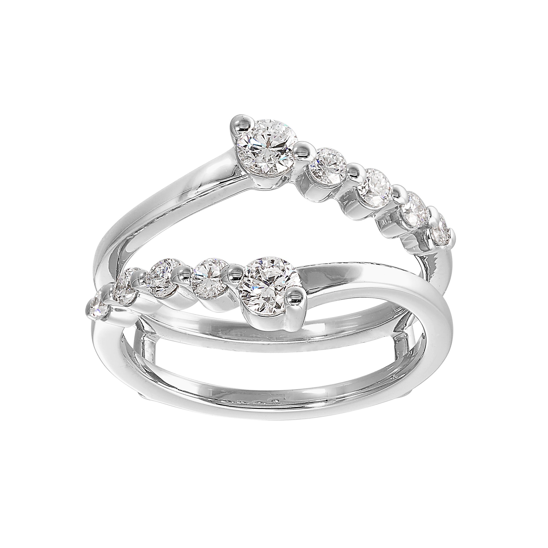 14Kt White Gold Diamond 5/8Ctw Ring