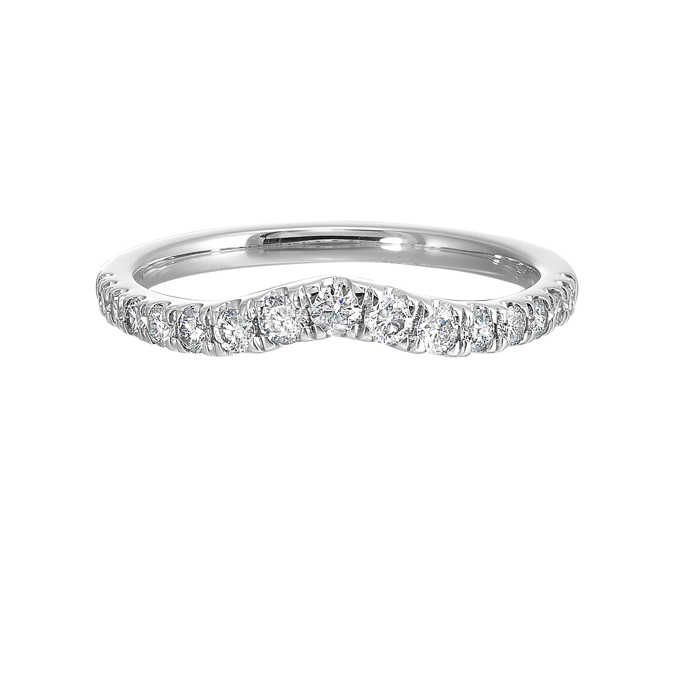 14Kt White Gold Diamond 1/3Ctw Ring