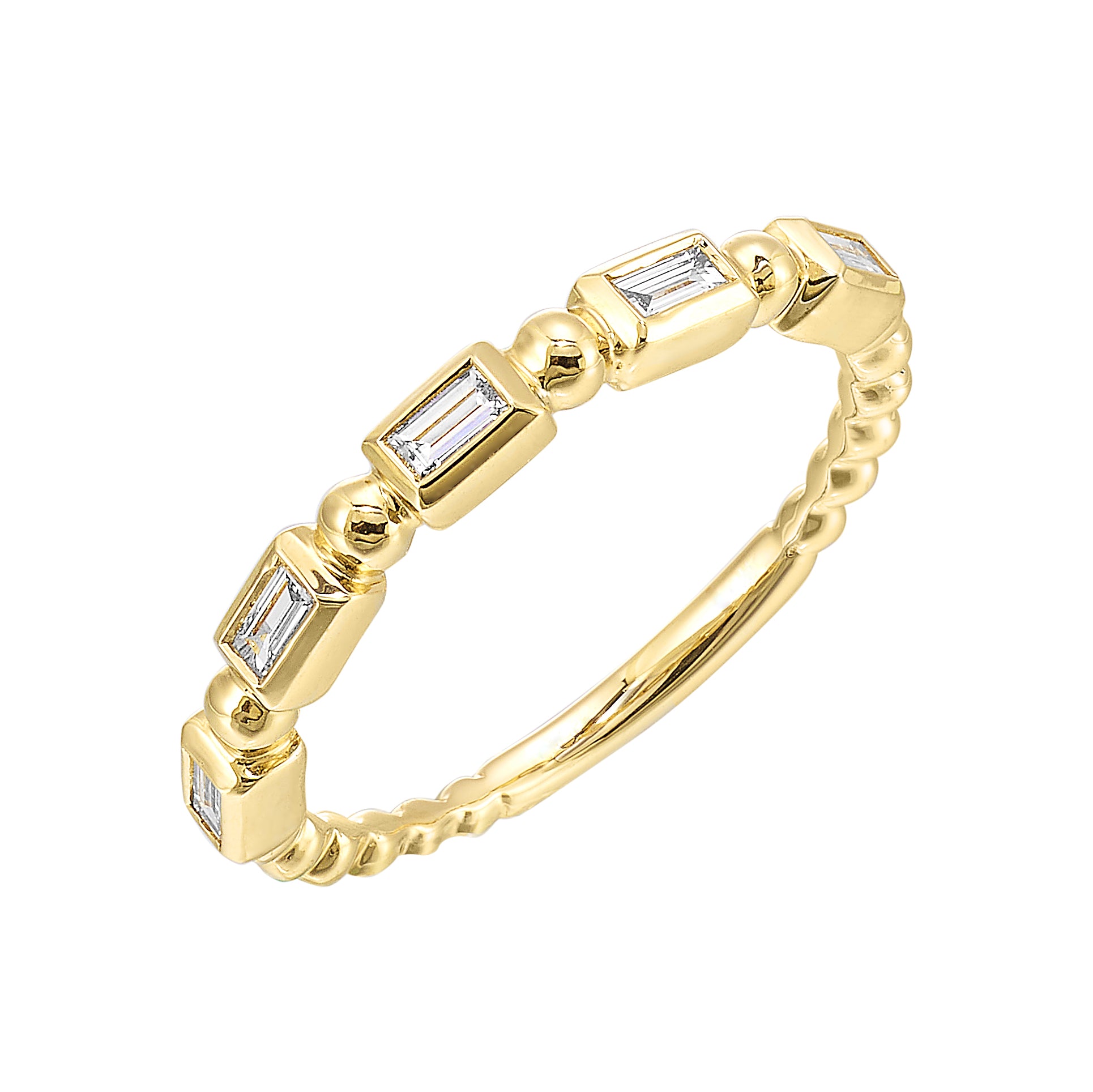 14Kt Yellow Gold Diamond 1/5Ctw Ring