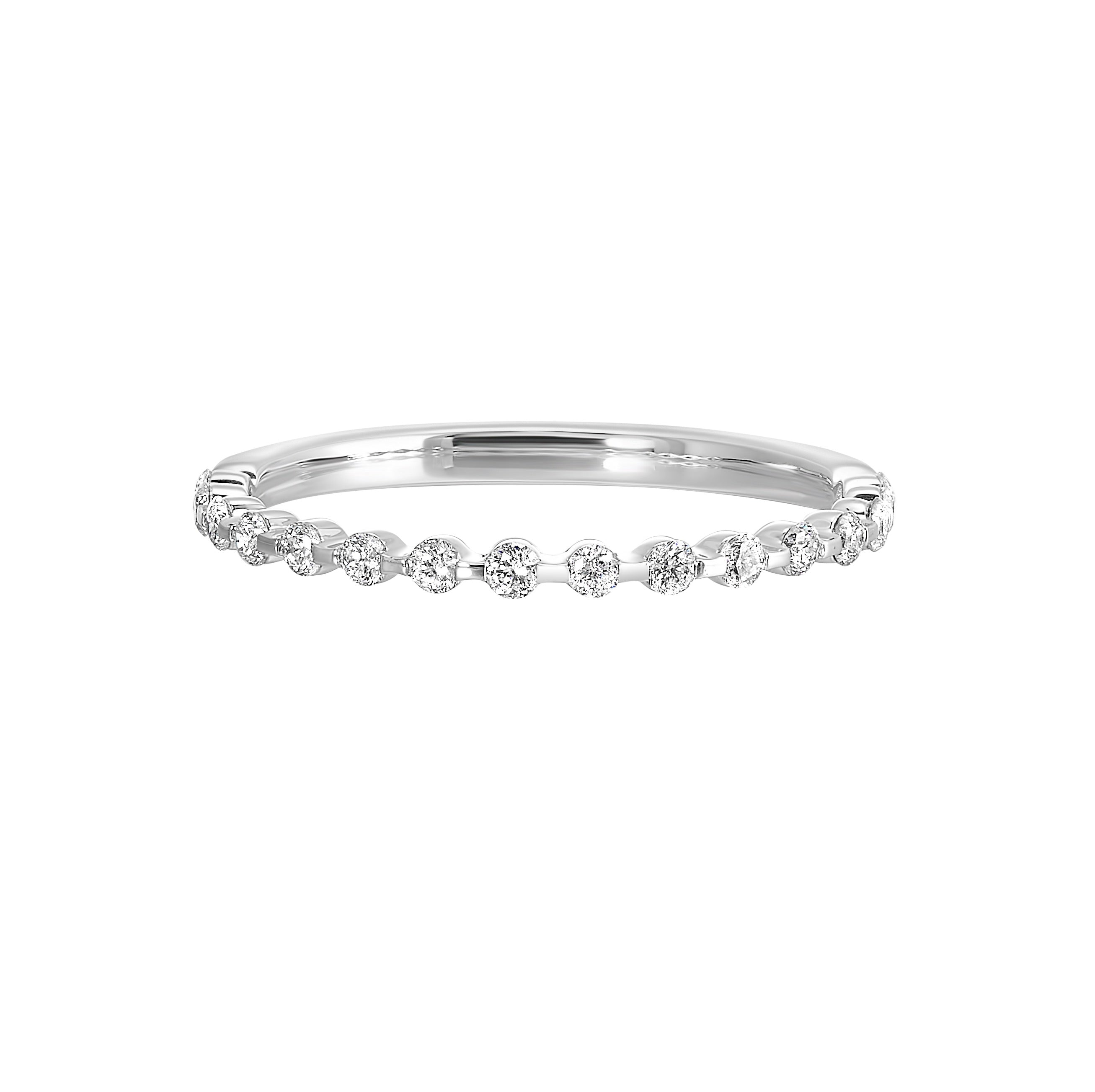 14Kt White Gold Diamond 1/4Ctw Ring