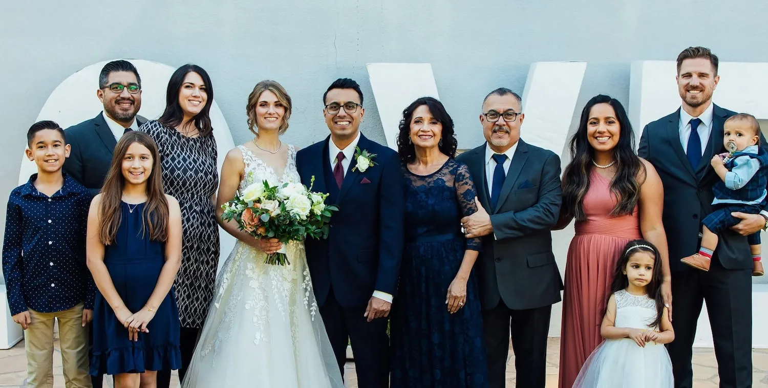The V Jewelers family — Ed, Lola, Eddie Jr., and Daniel