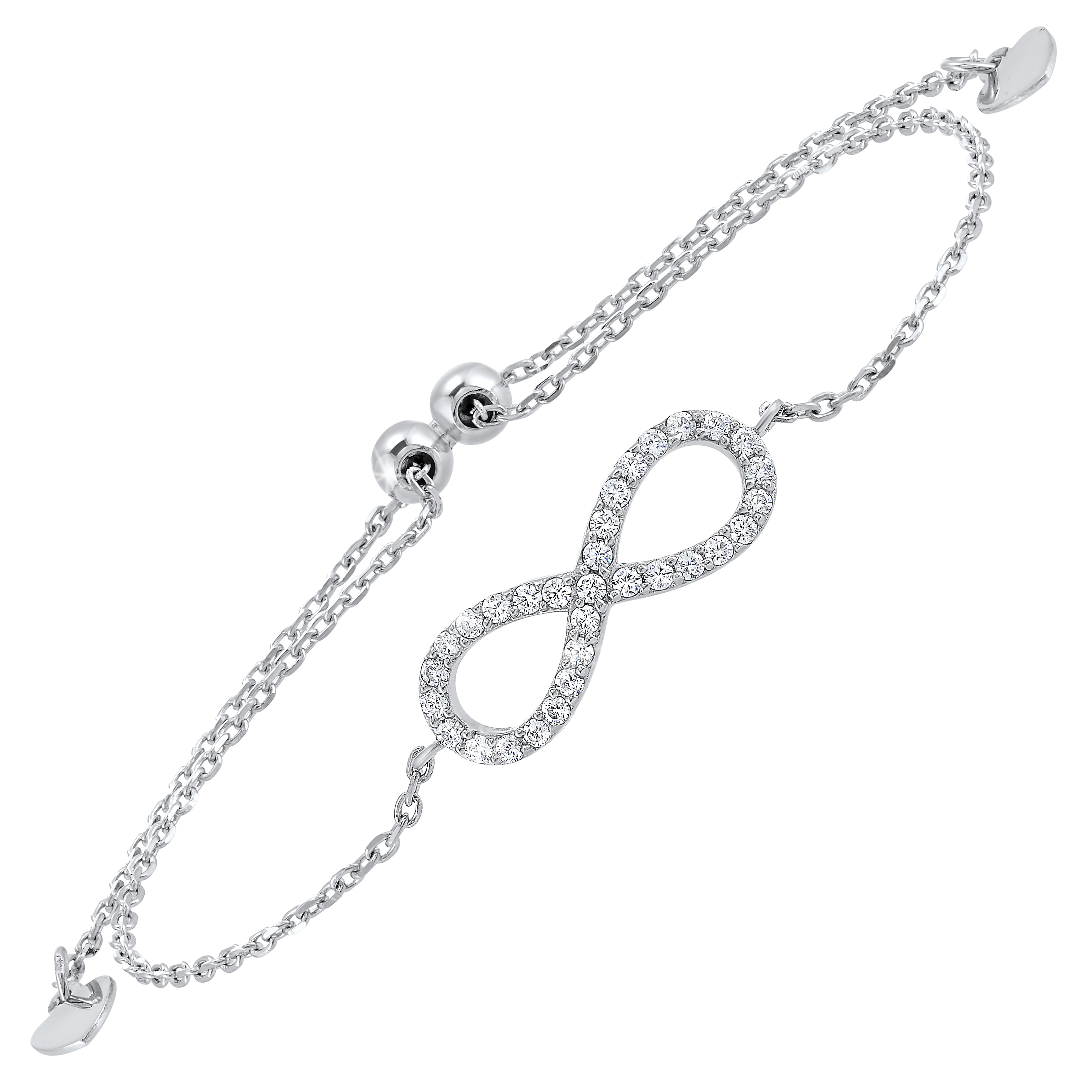 Silver White Bracelet