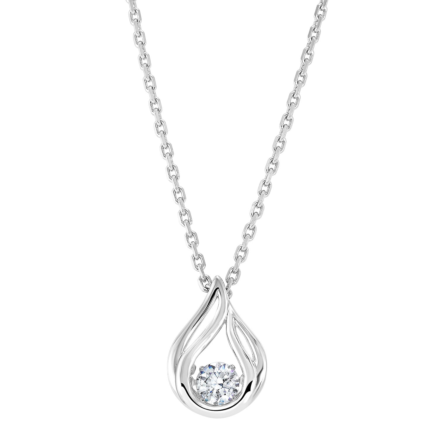 Silver White Pendant