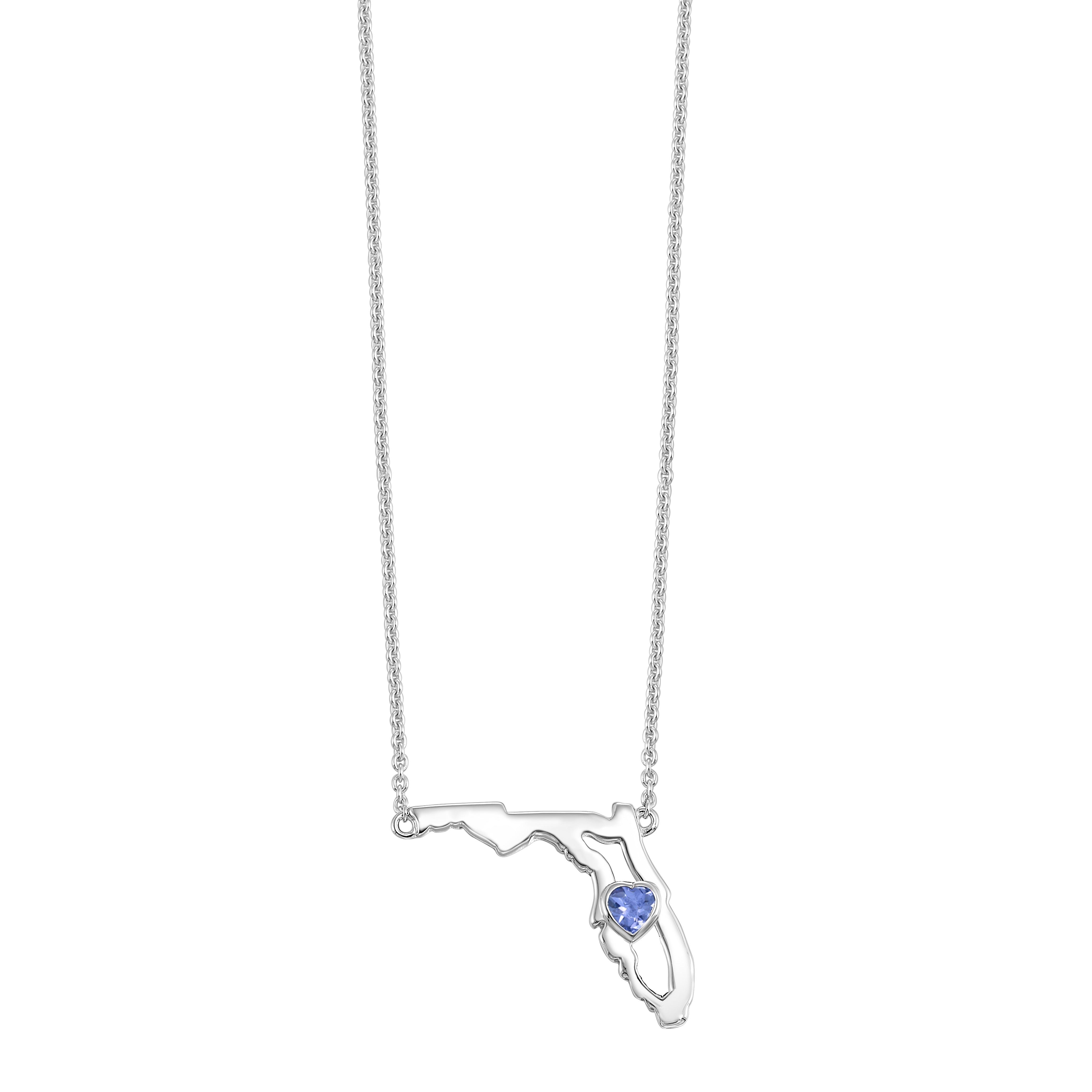Silver Syn Alexandrite 1/6Ctw Pendant