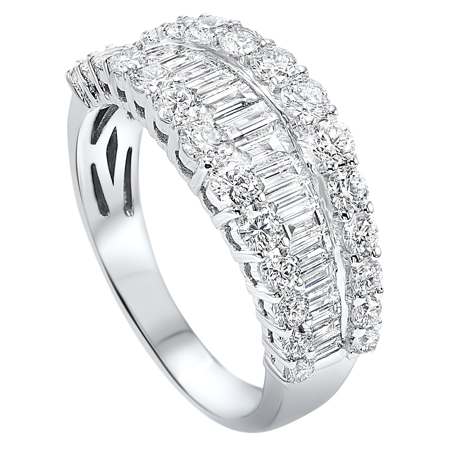 14Kt White Gold Diamond 1Ctw Ring