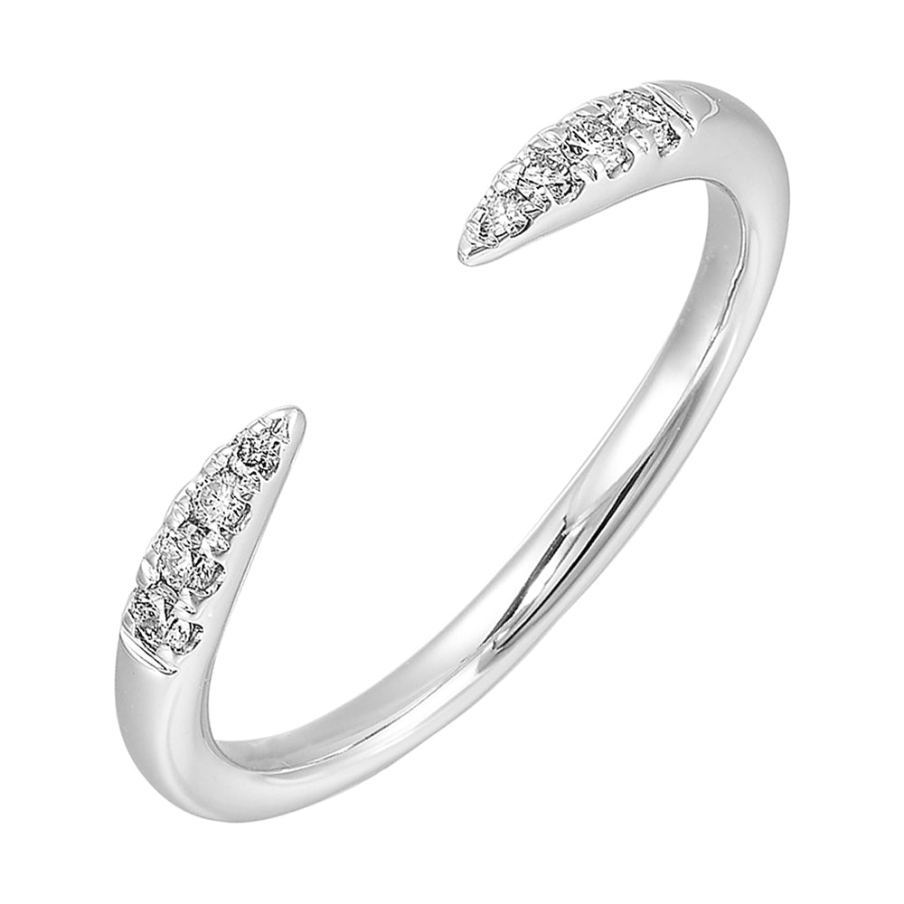 14Kt White Gold Diamond 1/10Ctw Ring