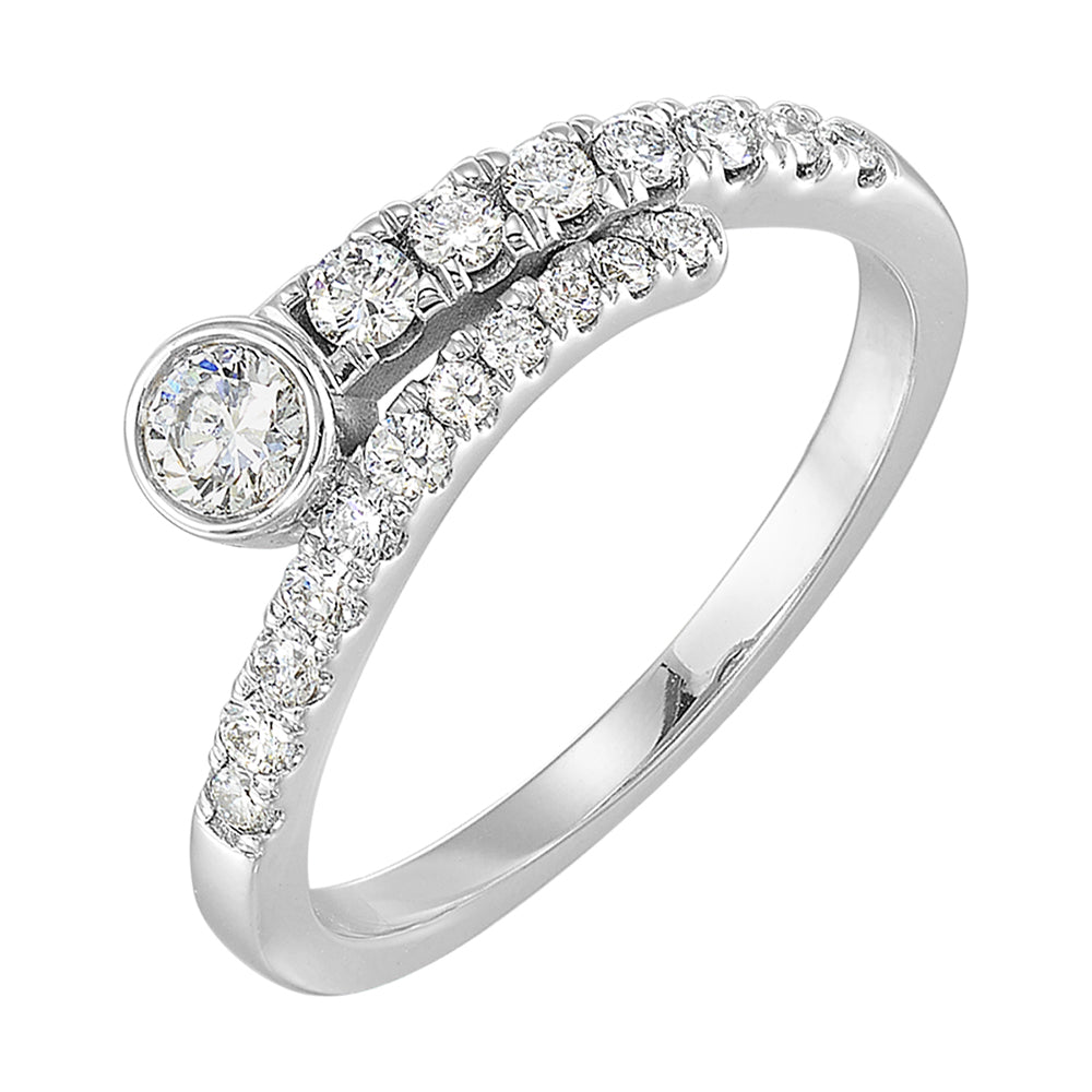 14Kt White Gold Diamond 1Ctw Ring