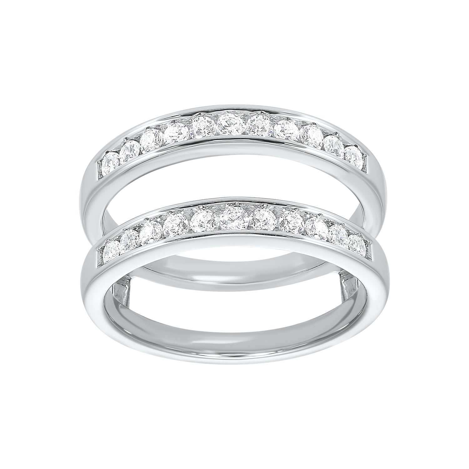 14Kt White Gold Diamond 3/8Ctw Ring