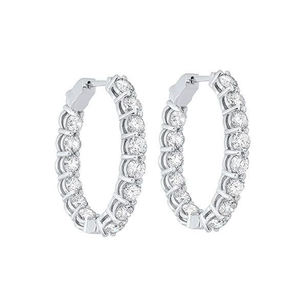 14Kt White Gold Diamond (7Ctw) Earring