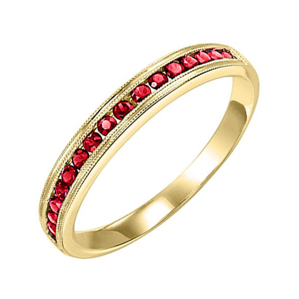 10Kt Yellow Gold Ruby (1/3 Ctw) Ring