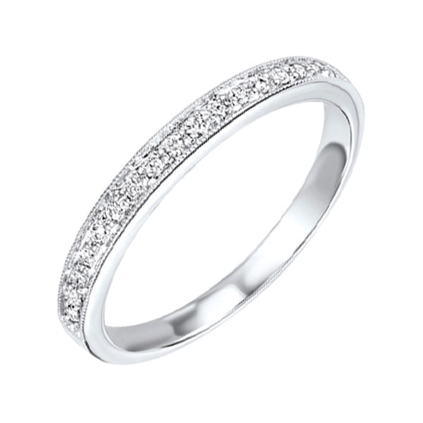 10Kt White Gold Diamond(1/8Ctw) Ring