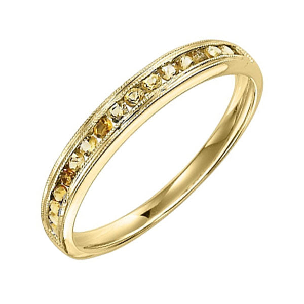 10Kt Yellow Gold Citrine (1/3 Ctw) Ring