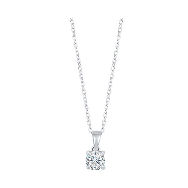 14Kt White Gold Diamond (3/4Ctw) Pendant