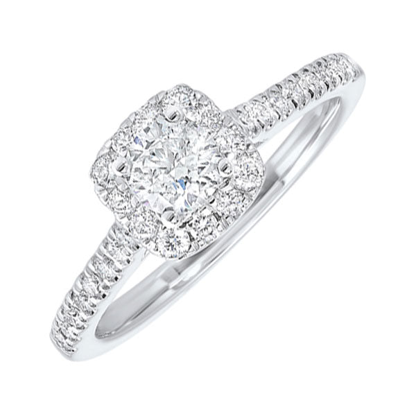 14Kt White Gold Diamond(3/4Ctw) Ring
