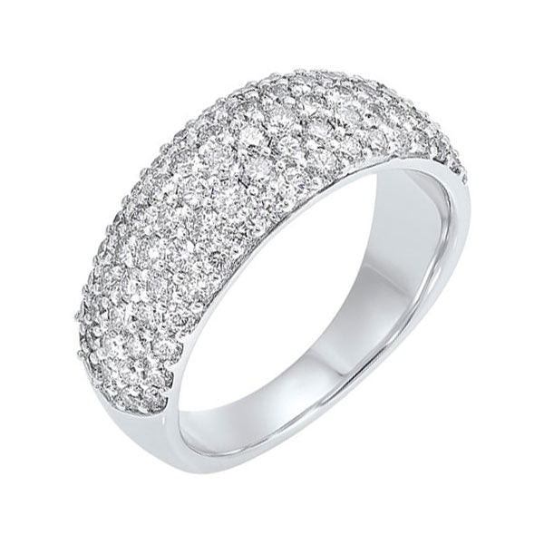 14Kt White Gold Diamond (1 1/2Ctw) Band