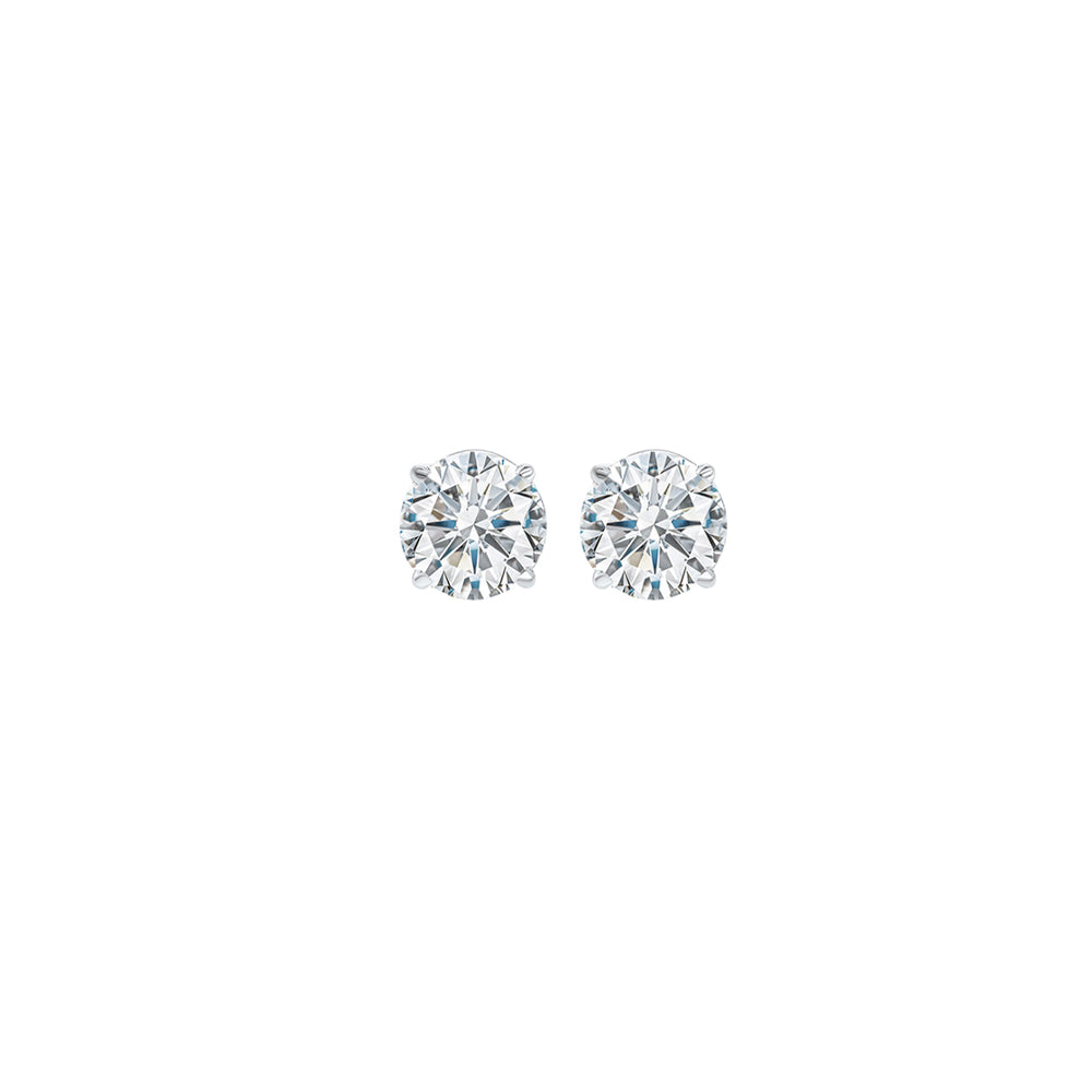14Kt White Gold Diamond (1/5Ctw) Earring