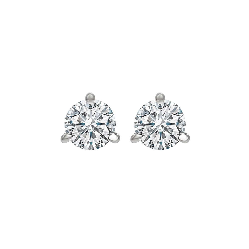 14Kt White Gold Diamond (5/8Ctw) Earring