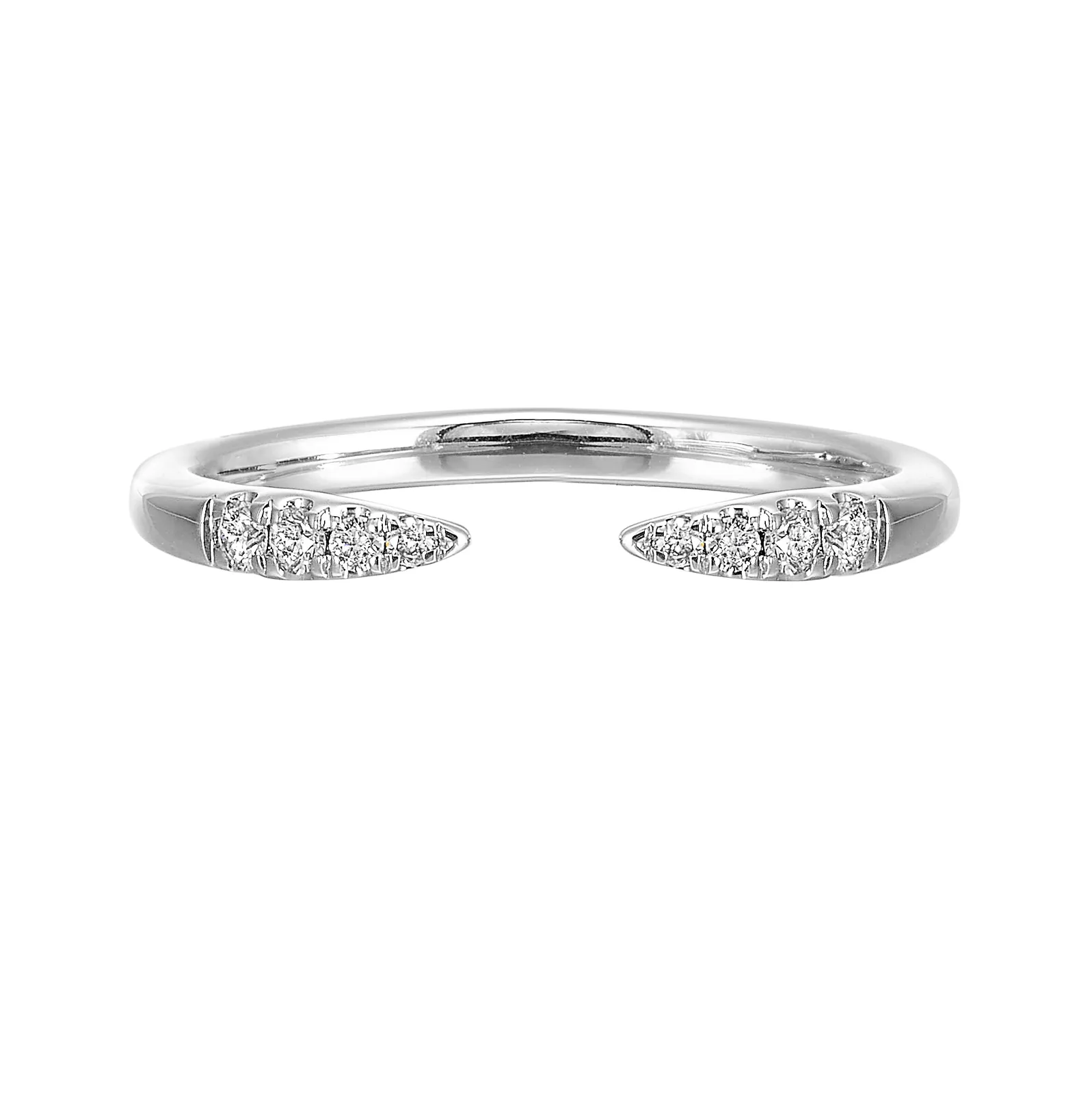 14Kt White Gold Diamond 1/10Ctw Ring