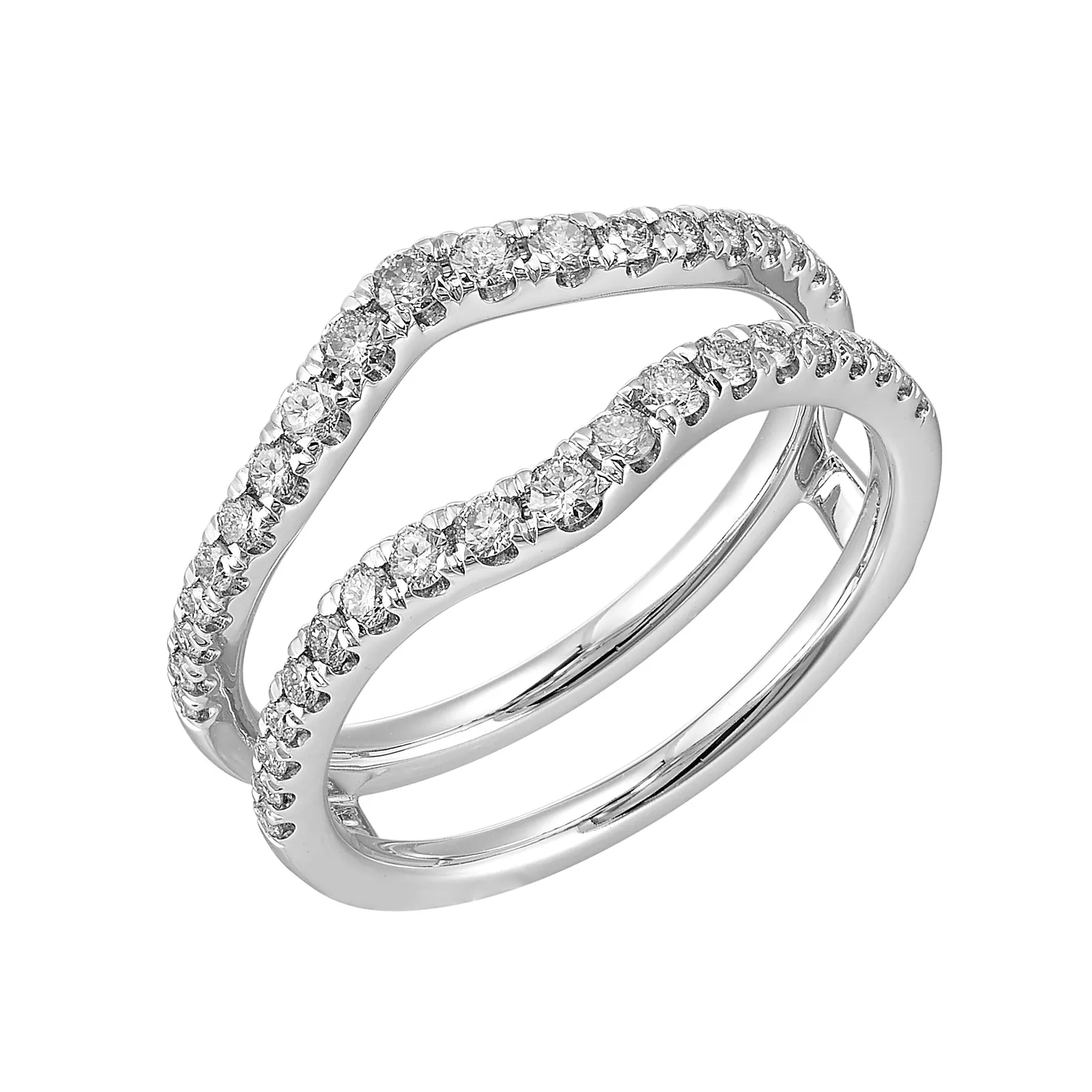 14Kt White Gold Diamond 1/2Ctw Ring view 2