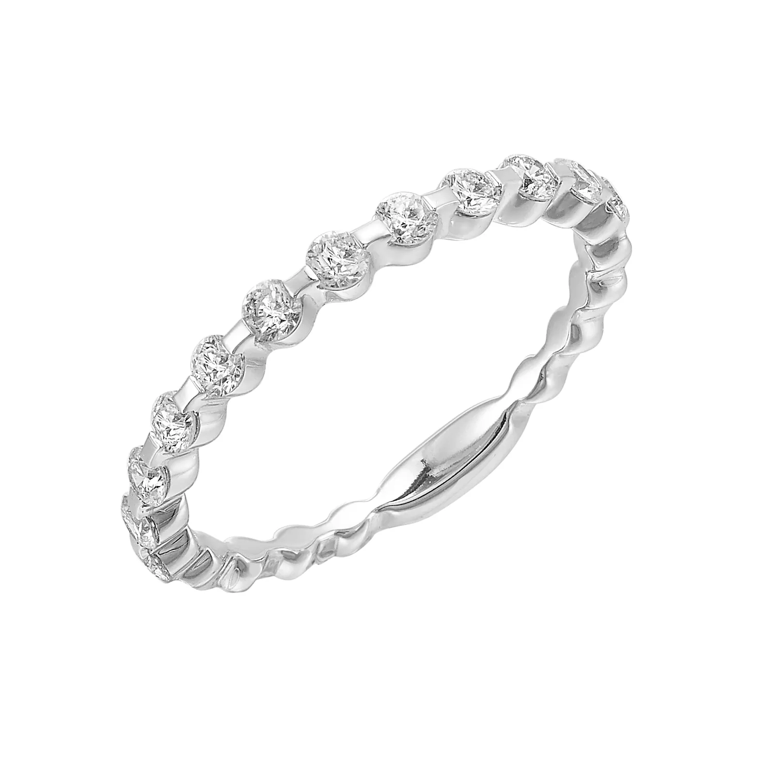 14Kt White Gold Diamond 1/2Ctw Ring view 2