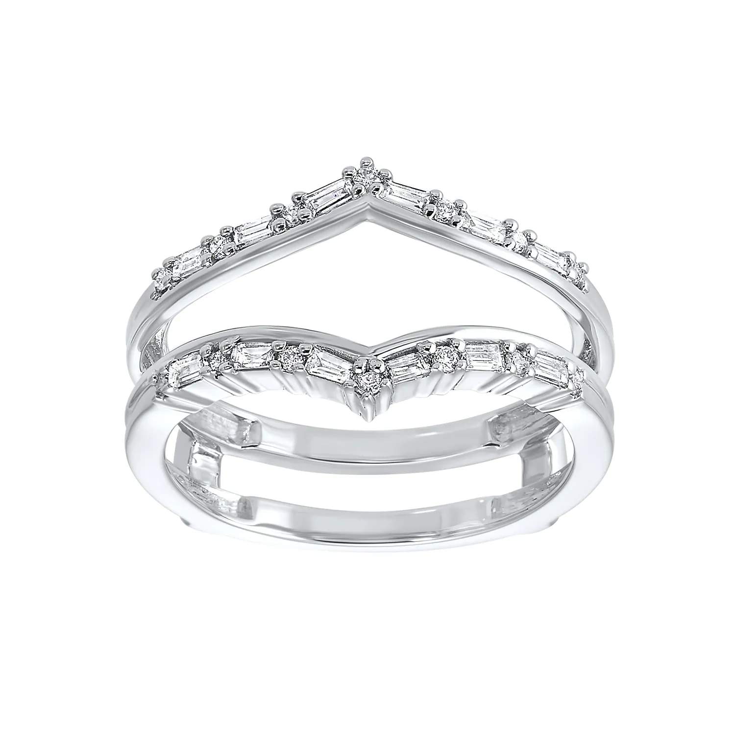 14Kt White Gold Diamond 1/4Ctw Ring