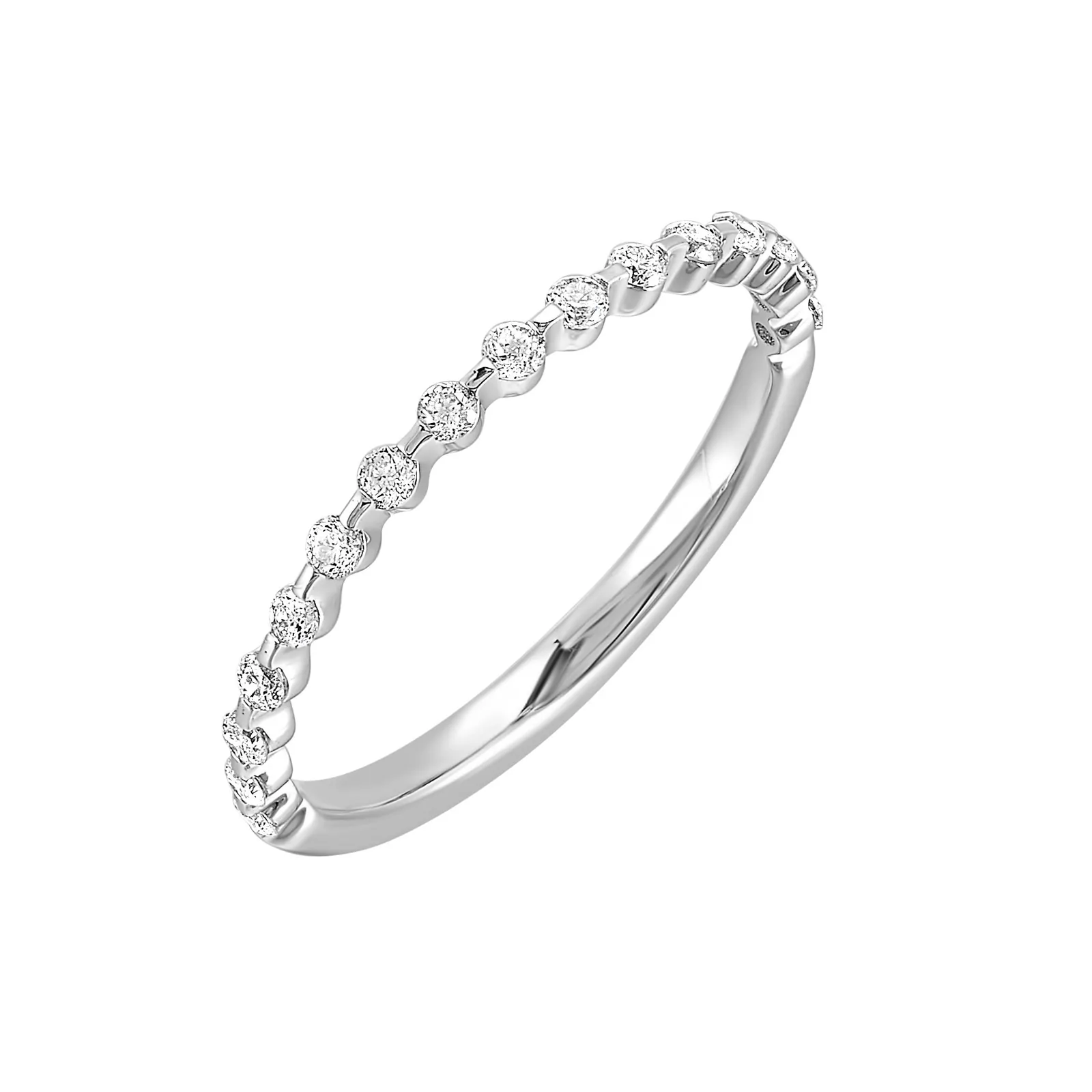 14Kt White Gold Diamond 1/4Ctw Ring view 2