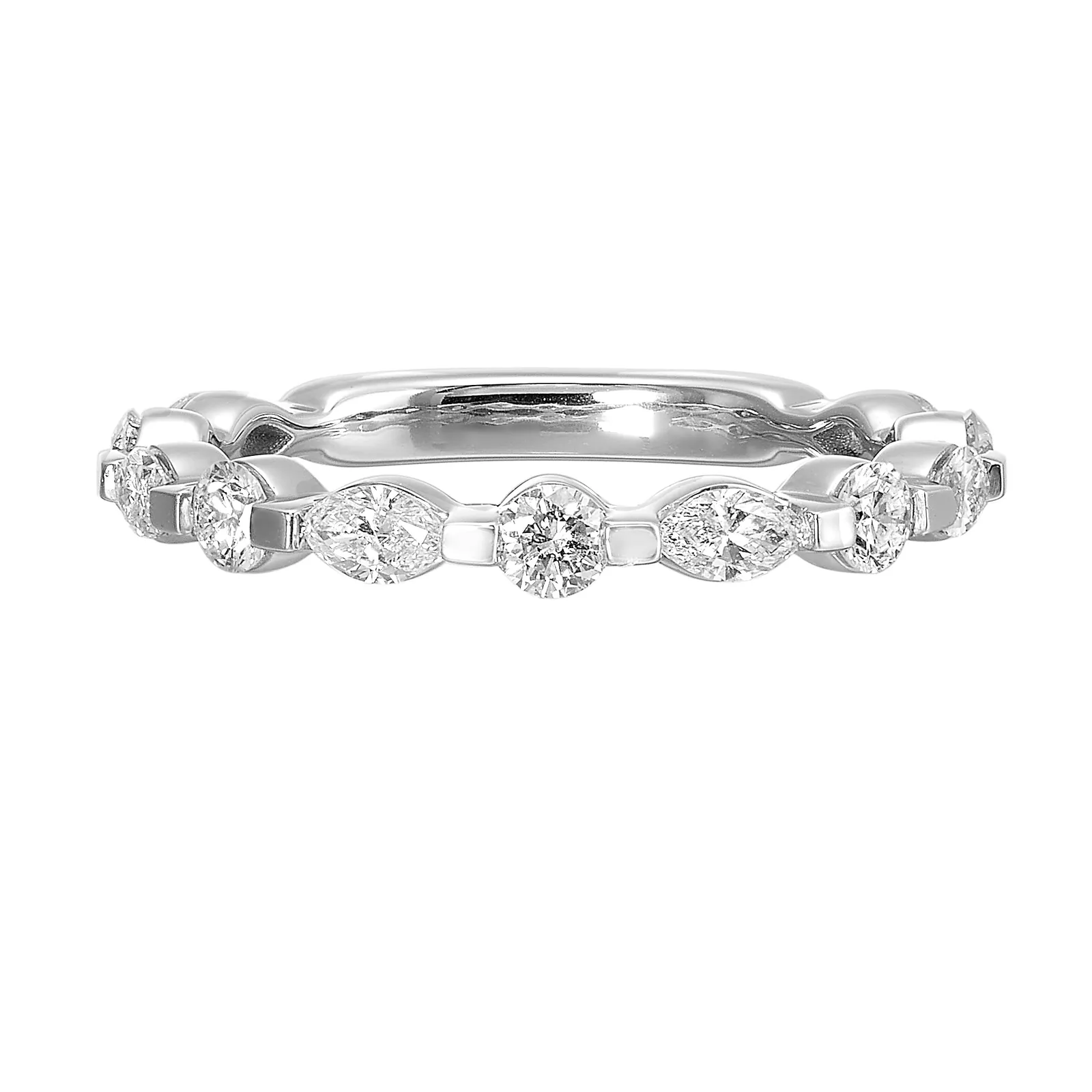 14Kt White Gold Diamond 1Ctw Ring