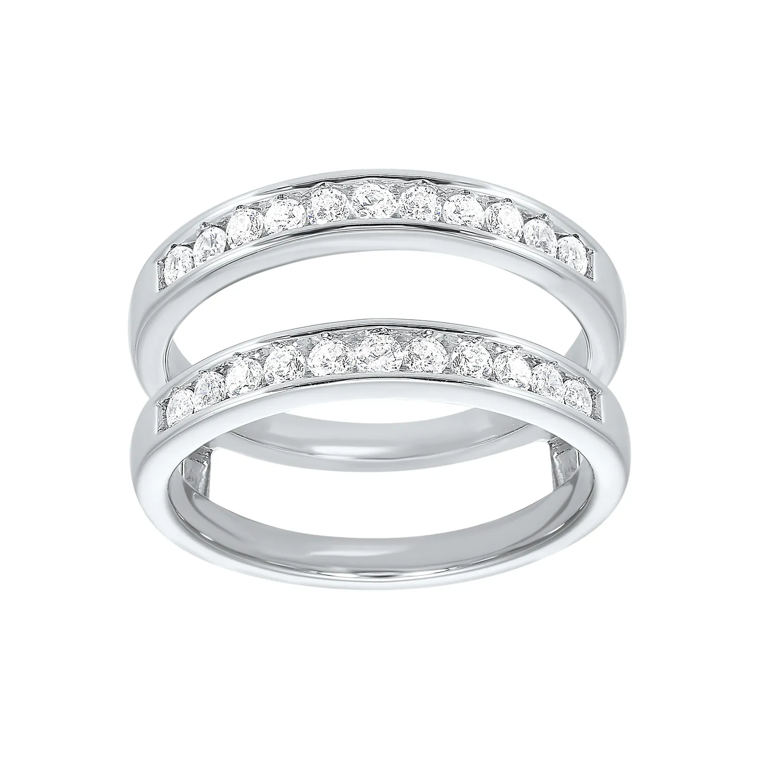 14Kt White Gold Diamond 3/8Ctw Ring