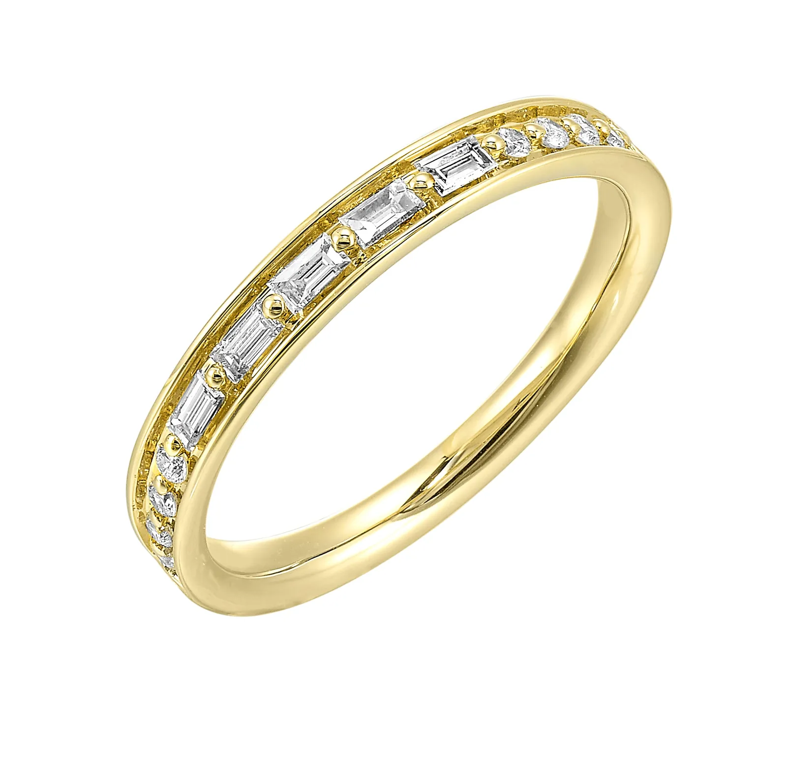 14Kt Yellow Gold Diamond 1/4Ctw Ring view 2