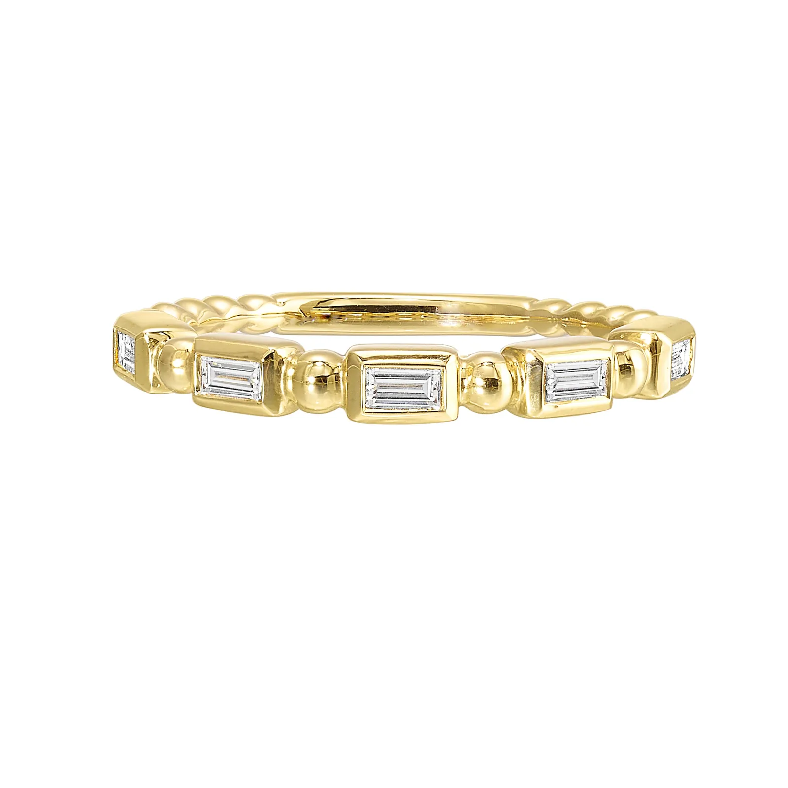 14Kt Yellow Gold Diamond 1/5Ctw Ring