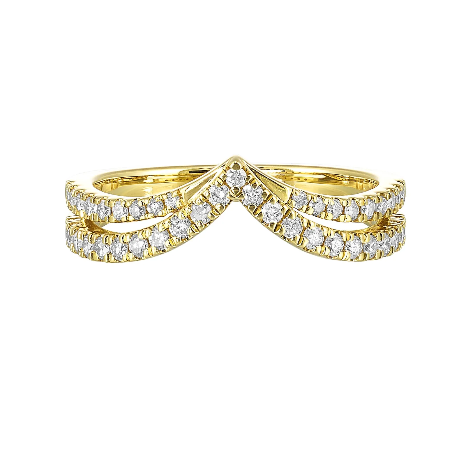 14Kt Yellow Gold Diamond 3/8Ctw Ring