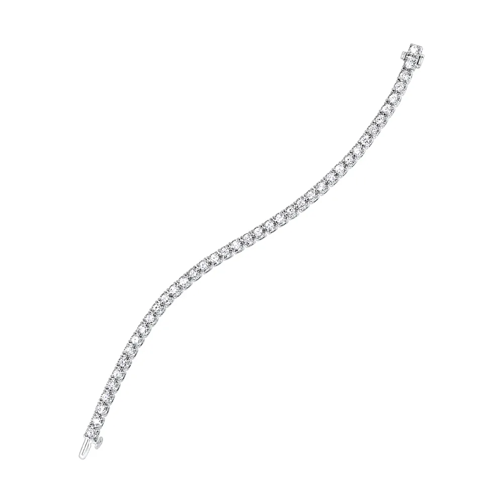 14Kt White Gold Diamond 1Ctw Bracelet