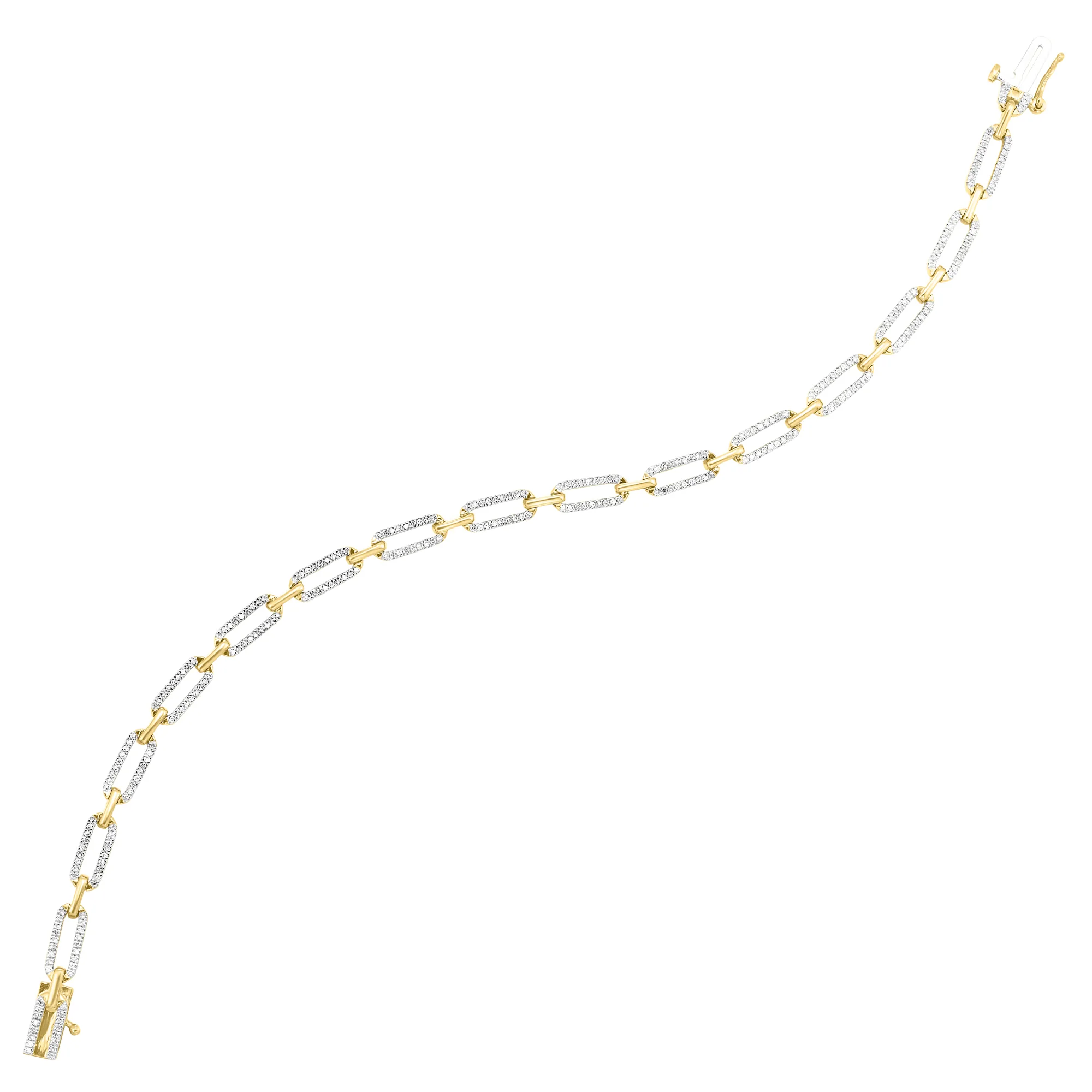 10Kt Yellow Gold Diamond 1/2Ctw Bracelet view 2