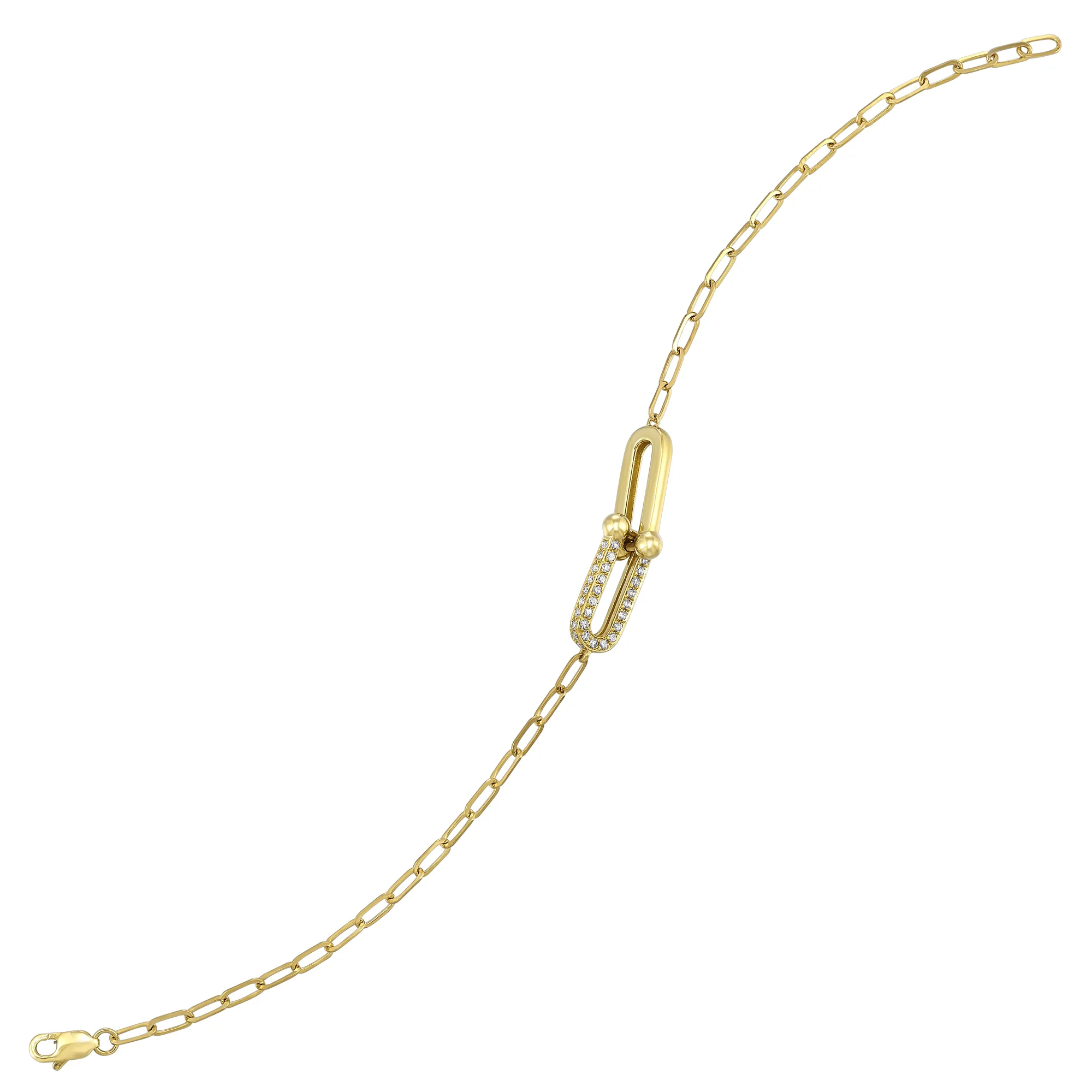 14Kt Yellow Gold Diamond 3/8Ctw Bracelet view 2
