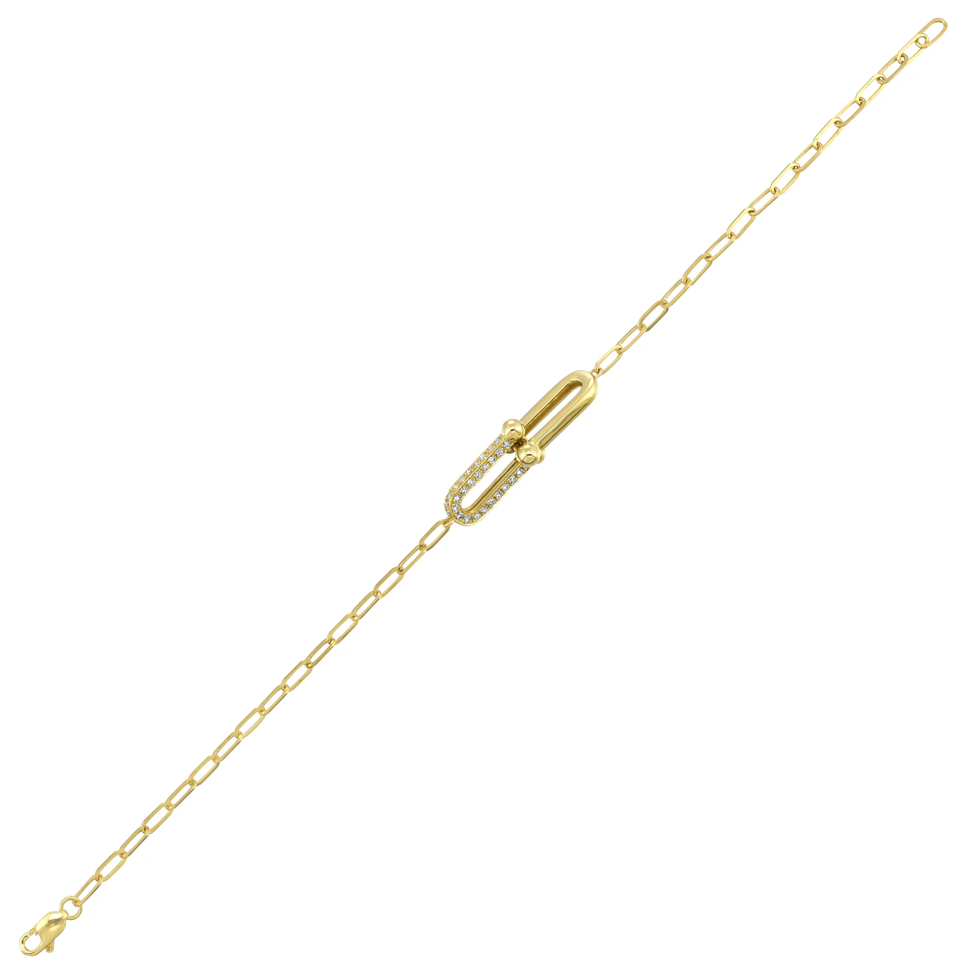 14Kt Yellow Gold Diamond 3/8Ctw Bracelet