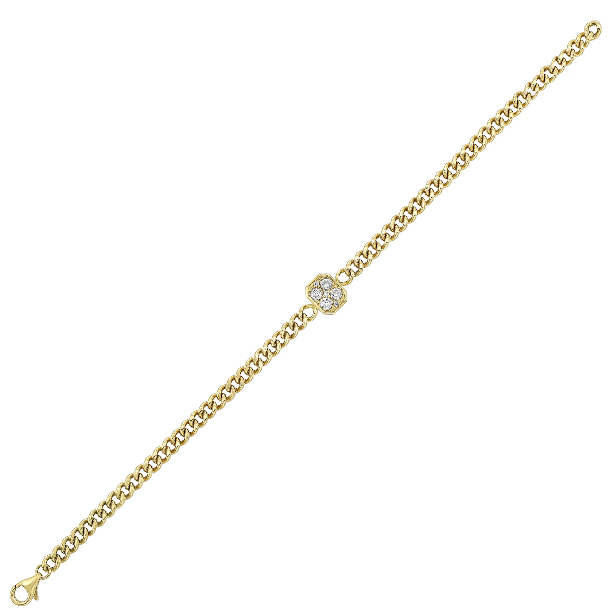 14Kt Yellow Gold Diamond 1/3Ctw Bracelet