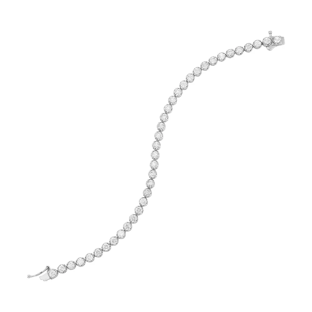 14Kt White Gold Diamond 5Ctw Breacelet