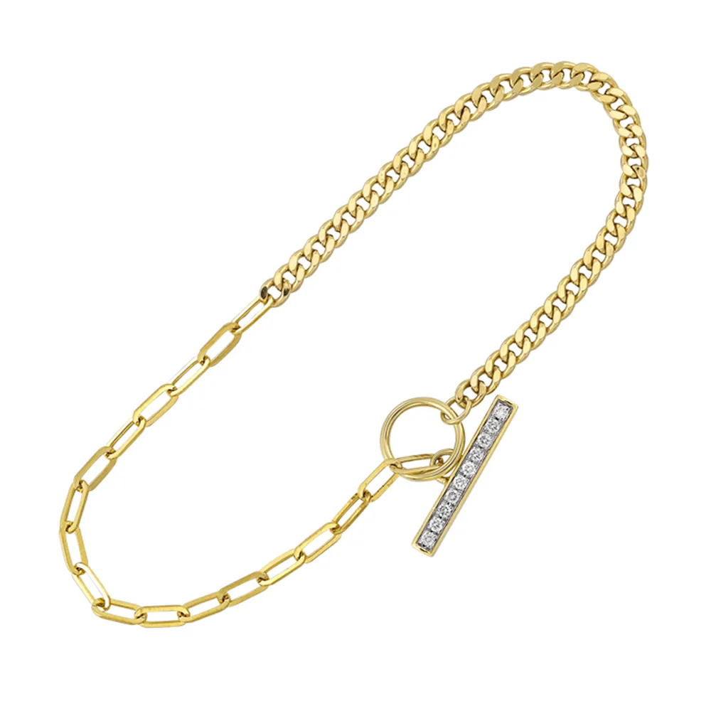 14Kt Yellow Gold Diamond 1/10Ctw Bracelet