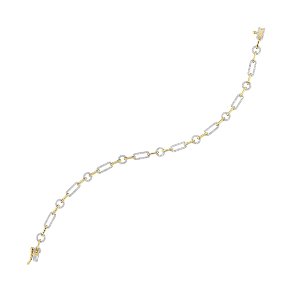 10Kt Yellow Gold Diamond 1/2Ctw Bracelet
