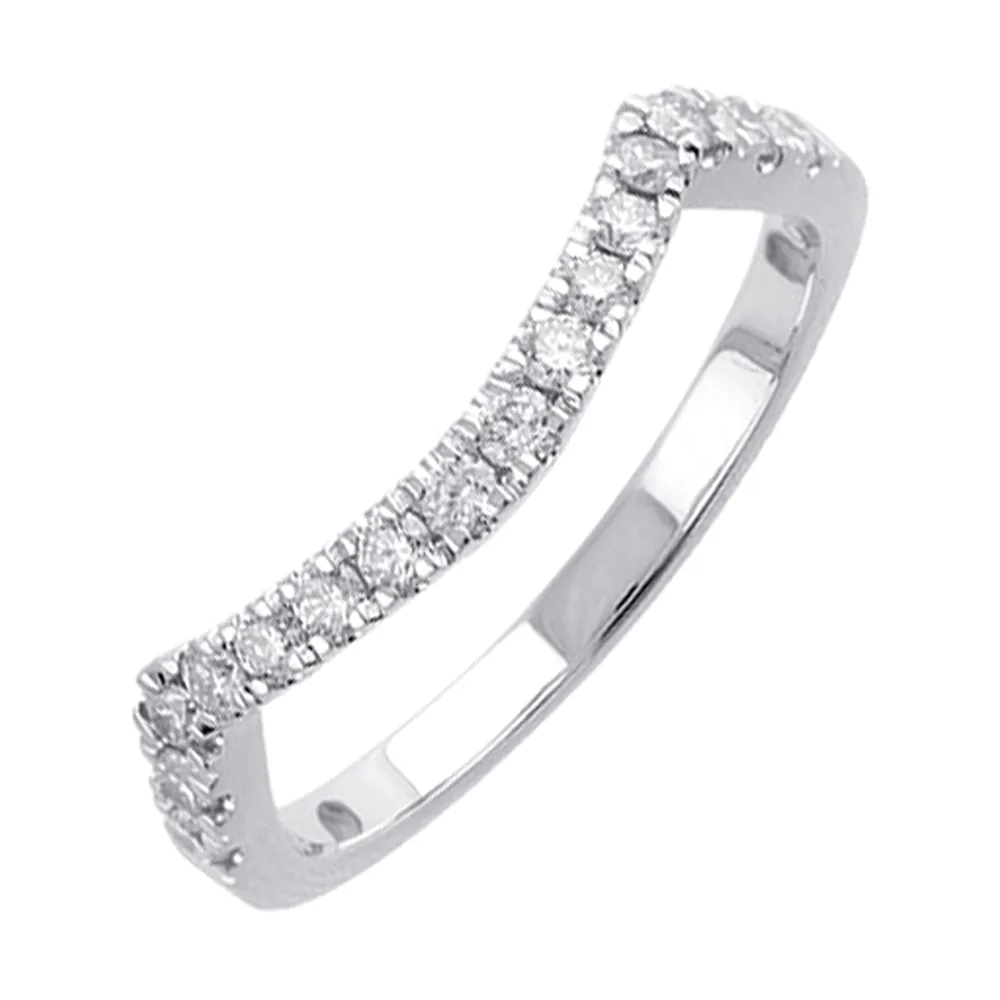 14Kt White Gold Diamond 1/3Ctw Ring