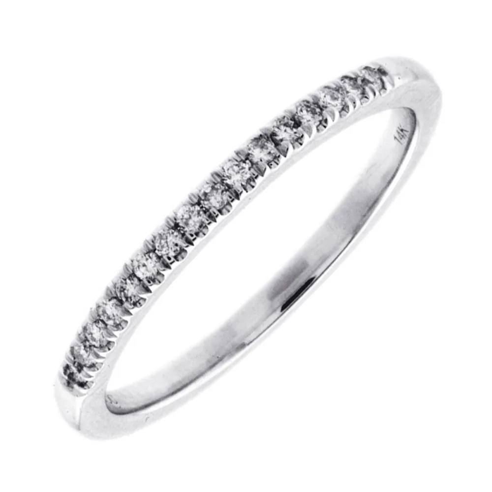 14Kt White Gold Diamond 1/10Ctw Ring