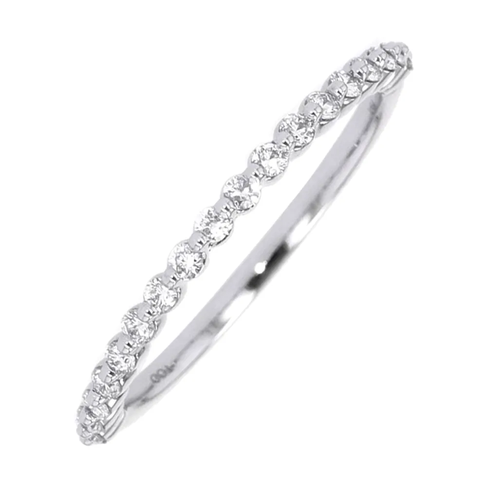 Platinum White Diamond 1/4Ctw Ring